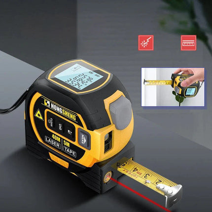 3-in-1 Laser And Digital Tape Measure