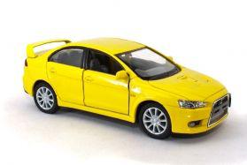 FunToysi: Car "mitsubishi lancer evolution x" (yellow) (ts271195115390)