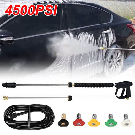 4500 PSI Pressure Washer Gun+10m Pressure Washer Hose