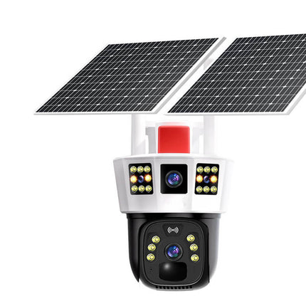 4MP Triple Lens Wireless Solar Camera