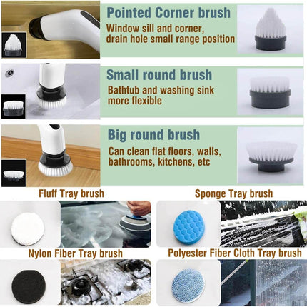 7 in 1 Electric Scrubber Cleaning