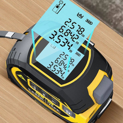 3-in-1 Laser And Digital Tape Measure