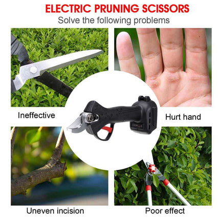 30mm Cordless Electric Pruning Shears + 2 Batteries