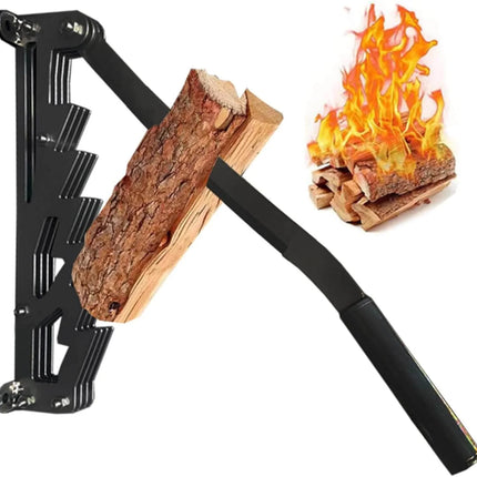 Wall Mounted Firewood Kindling Splitter