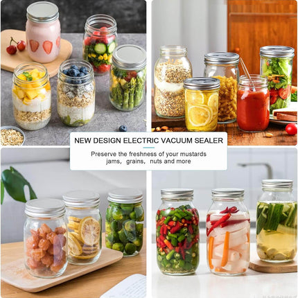 Electric Mason Jar Vacuum Sealer